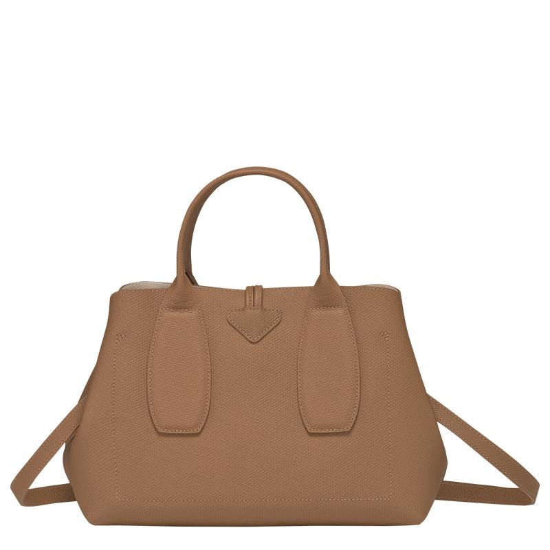 Longchamp Roseau M Ženske Torbica Smeđe | 01546-YQZT