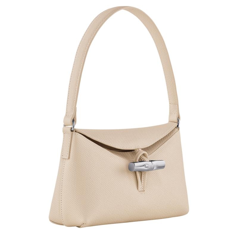 Longchamp Roseau S Ženske Hobo Torba Bijele | 63728-BCTA