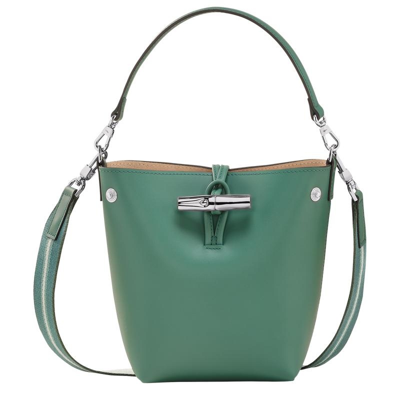 Longchamp Roseau XS Ženske Bucket Torbe Zelene | 78412-UYXT