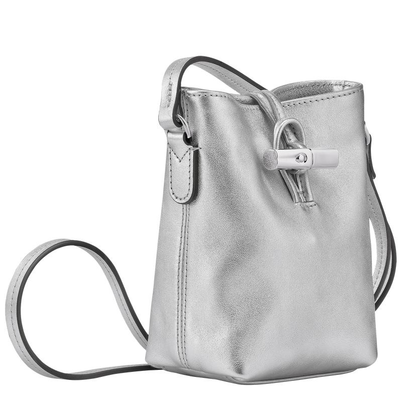 Longchamp Roseau XS Ženske Torba Crossbody Srebrne | 69253-PRQK