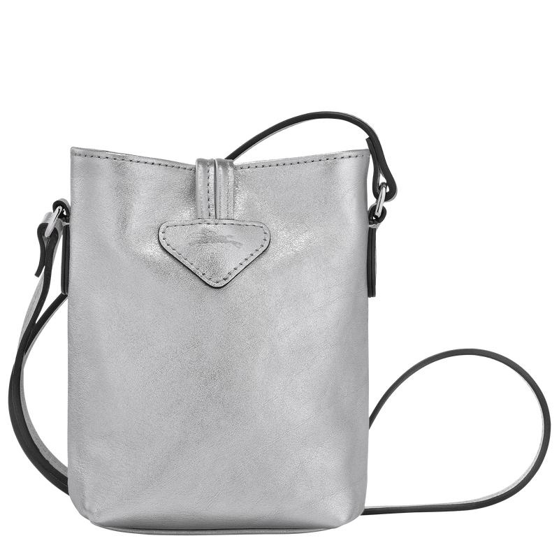 Longchamp Roseau XS Ženske Torba Crossbody Srebrne | 69253-PRQK