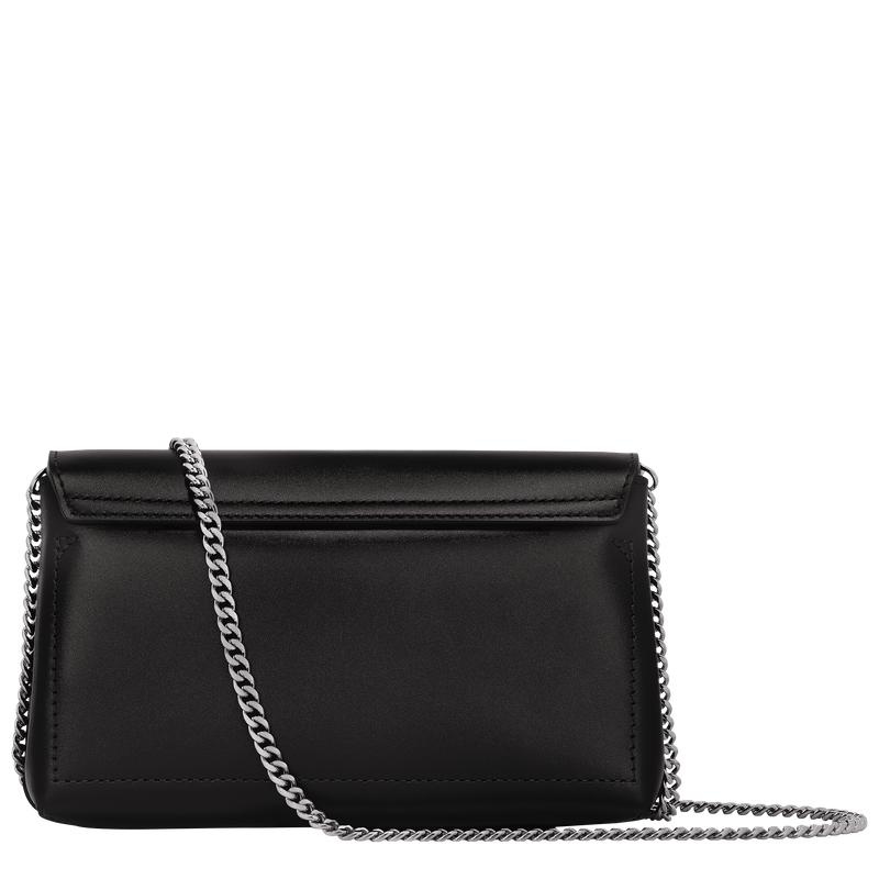 Longchamp Roseau Ženske Clutch Crne | 72386-HYZQ