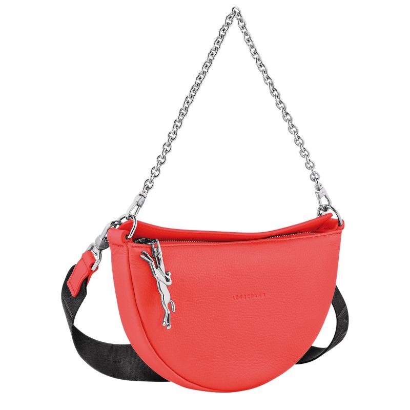 Longchamp Smile S Ženske Torba Crossbody Crvene | 25648-QUJZ