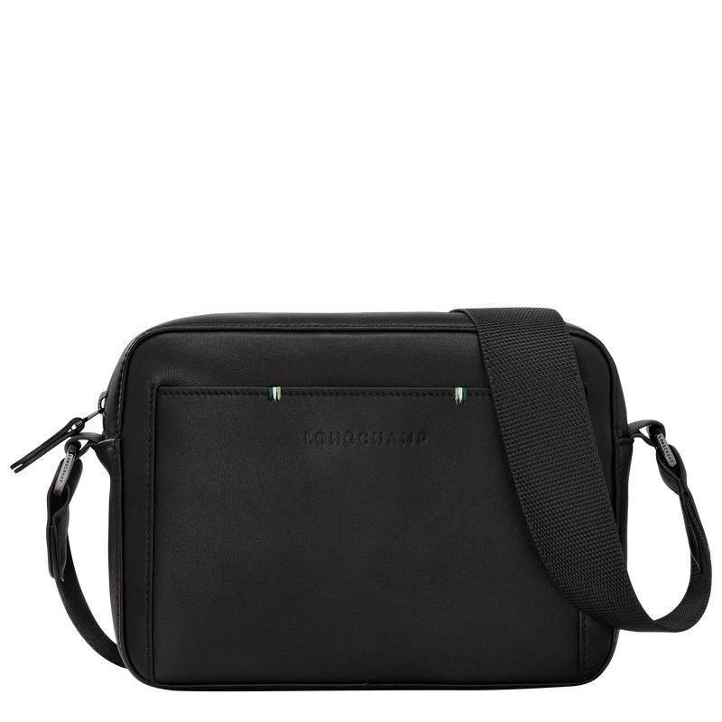 Longchamp sur Seine S Muške Camera Bag Crne | 38769-CLMT