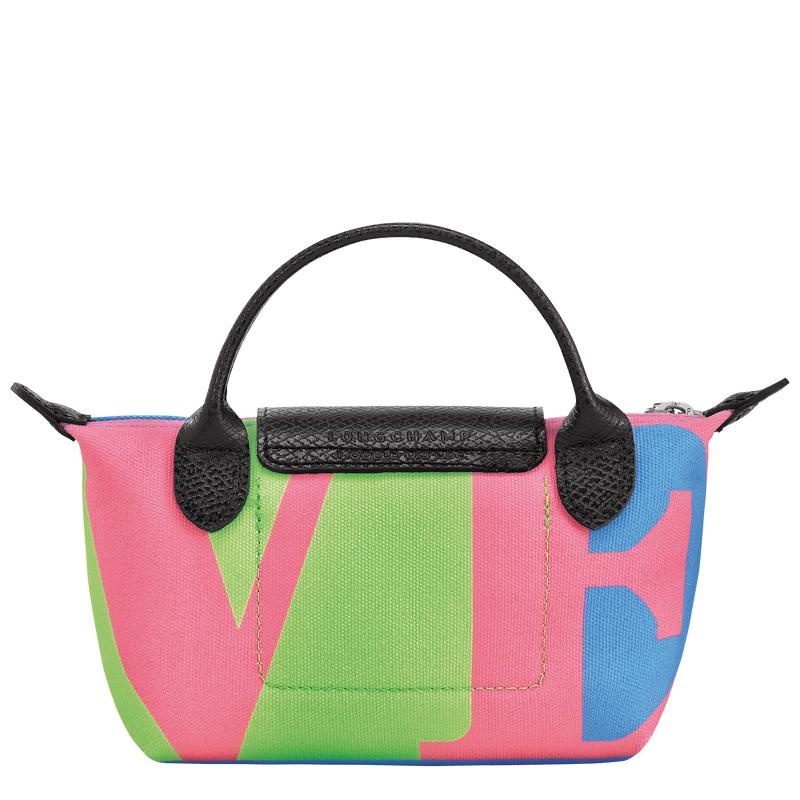 Longchamp x Robert Indiana Muške Pouches Roze | 81046-KEHA