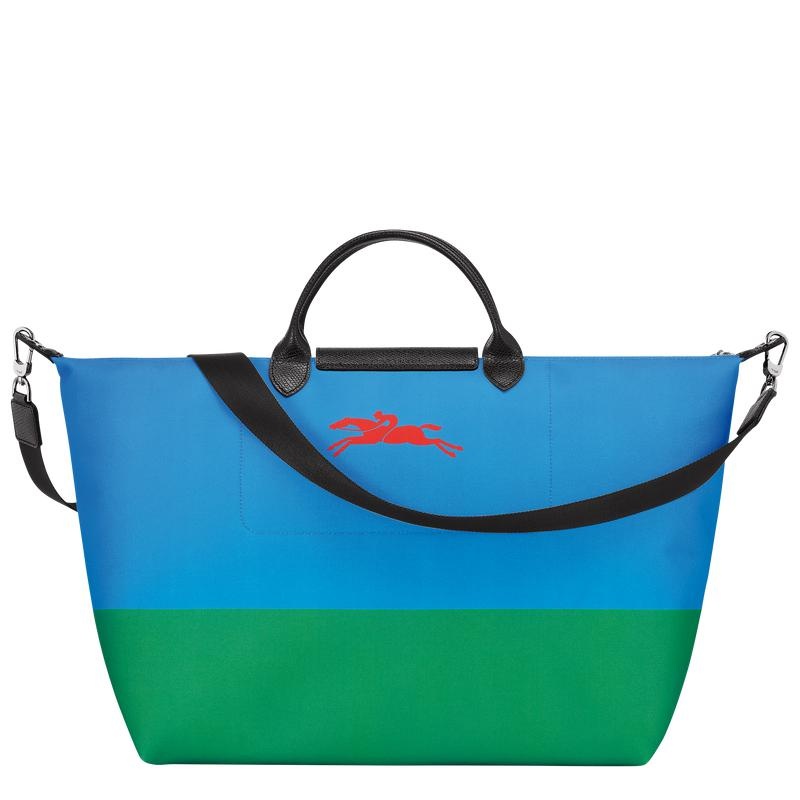 Longchamp x Robert Indiana Muške Putne Torbe Red/Navy | 72385-FADY