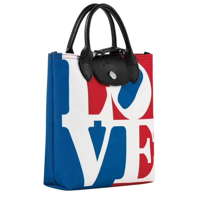 Longchamp x Robert Indiana XS Muške Torba Crossbody Bijele | 26579-WSZQ