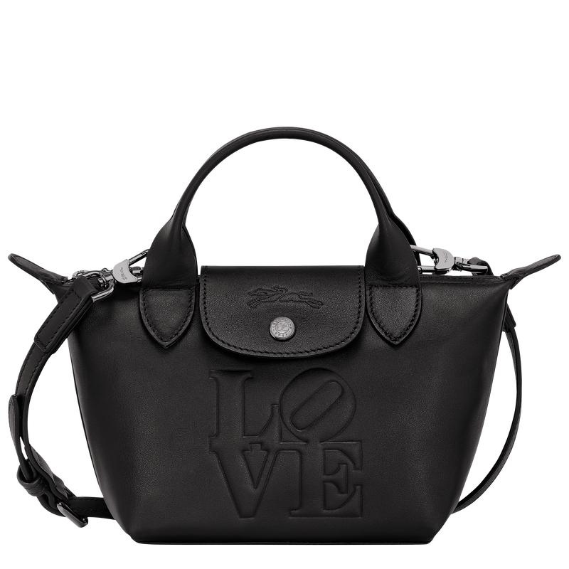 Longchamp x Robert Indiana XS Muške Torbica Crne | 52837-LMNH