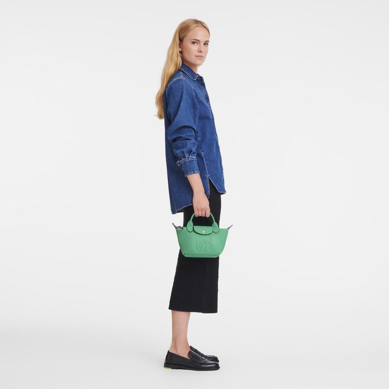 Longchamp x Robert Indiana XS Muške Torbica Zelene | 71429-JFLH