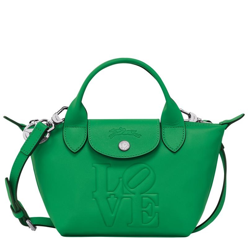 Longchamp x Robert Indiana XS Muške Torbica Zelene | 71429-JFLH