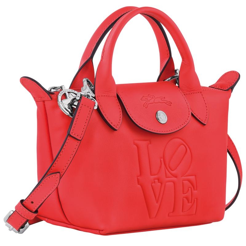 Longchamp x Robert Indiana XS Ženske Torbica Crvene | 52701-ECWK